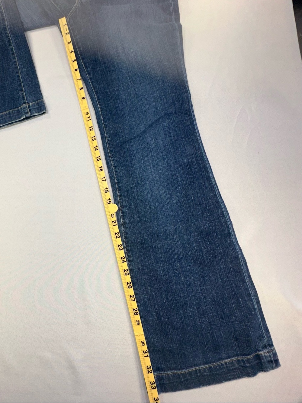Gap Long And Lean Size 12 Long Boot Cut Mid Wash Blue Jeans Classic Y2K Tall - Picture 6 of 8
